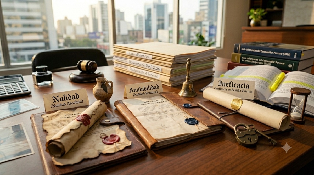 Nulidad y anulabilidad acto jurídico